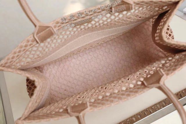 Dior女包 迪奧Christian Dior網眼織物效果刺繡tote托特包 Dior購物袋  dfk1567